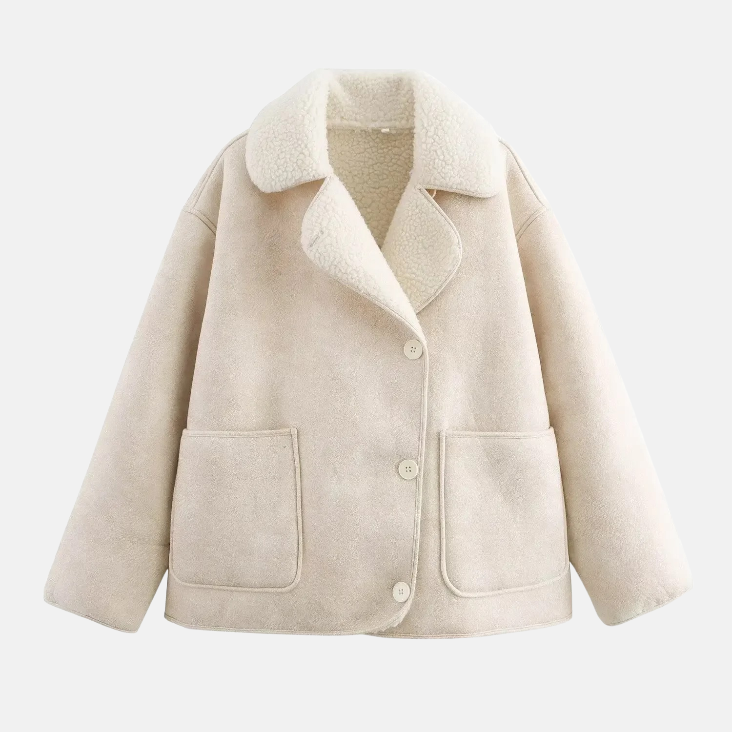Abrigo Oversize de Mujer en Cuero y Piel – Calidez Elegante para el Invierno