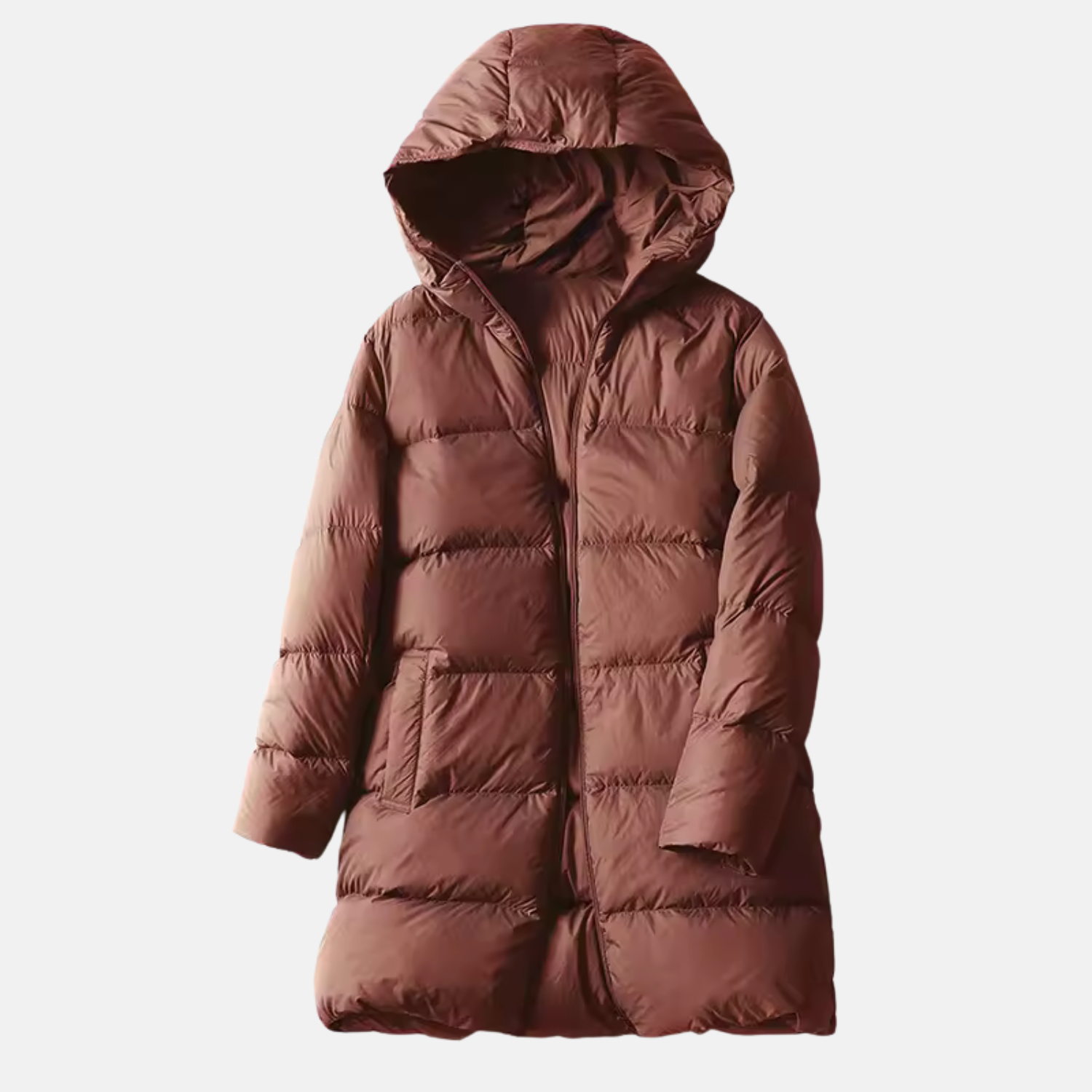 Mistrève | Plumífero Largo de Mujer con Capucha – Calidez Óptima y Elegancia Informal
